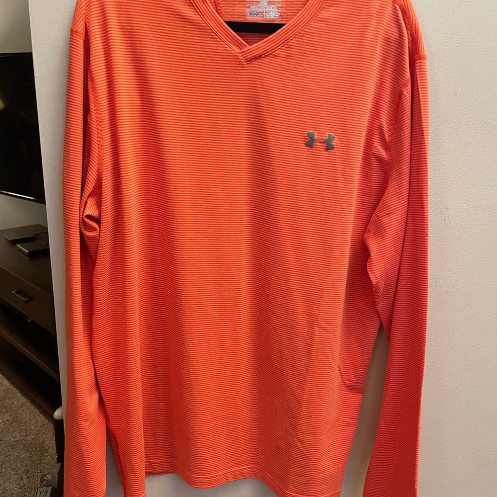 Under Armour men’s orange long sleeved shirt, 2XL